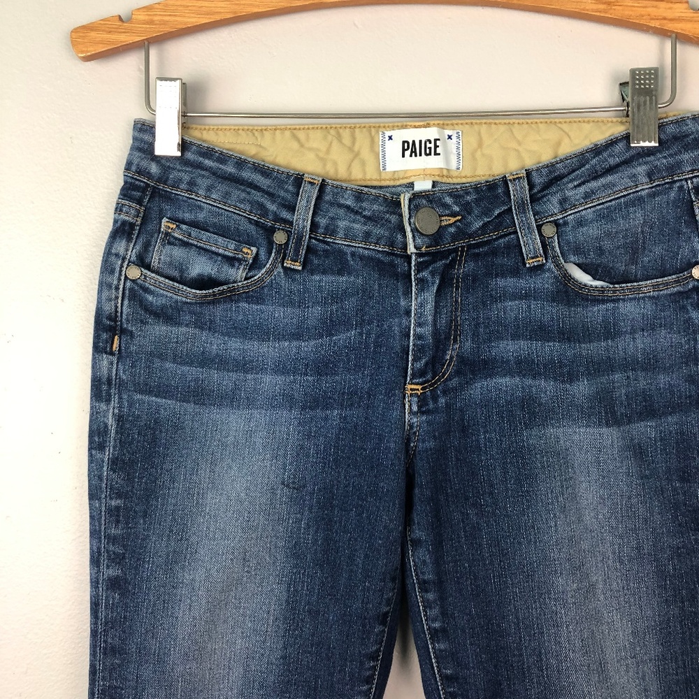 PAIGE Jimmy Jimmy Low Rise Cropped Skinny Sz 24